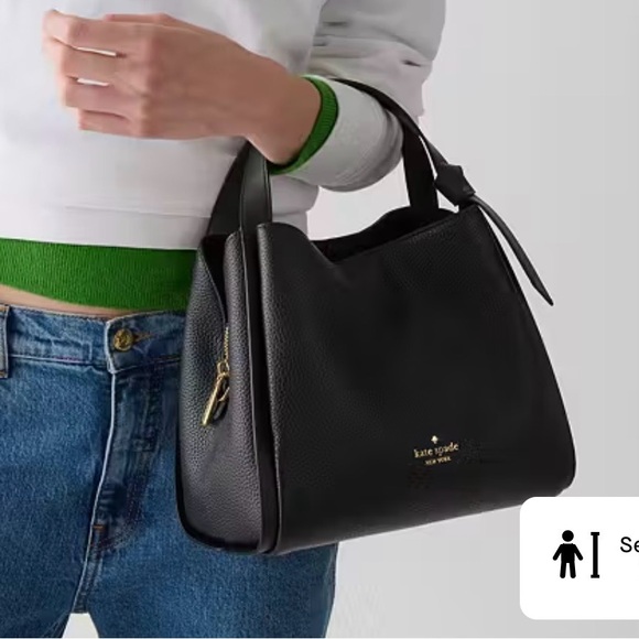 Kate Spade Black Leather Shoulder Bag - Picture 3 of 4